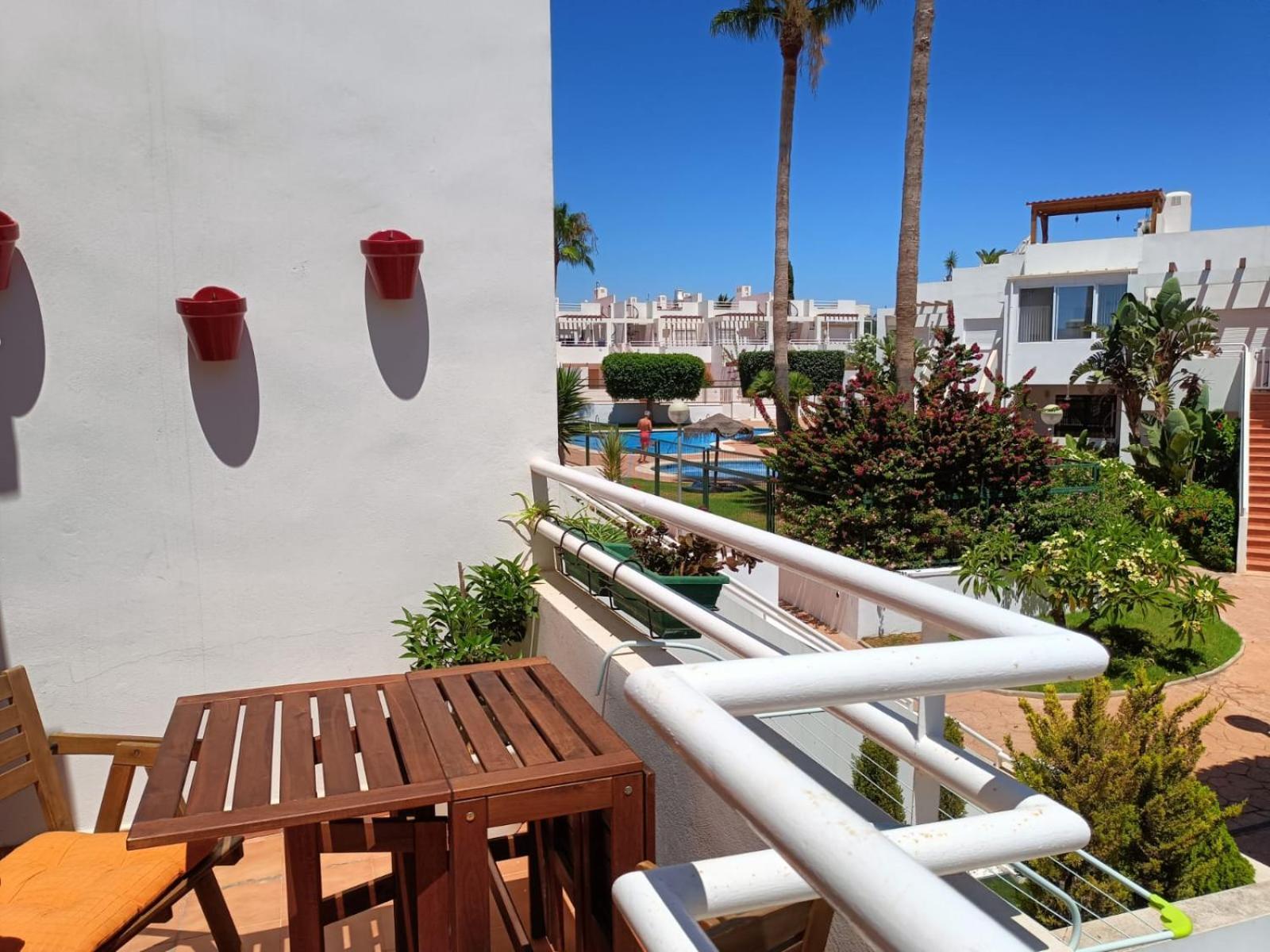 Precioso Apartamento Con Piscina Y Garage Паломарес Екстер'єр фото
